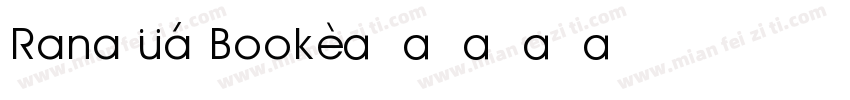 Rana v1 Book字体转换